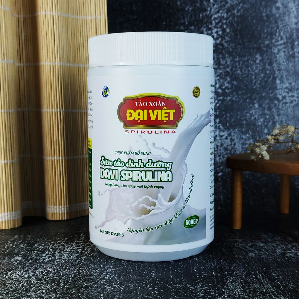 Sữa Tảo Dinh Dưỡng Davi Spirulina – Hũ 500gr
