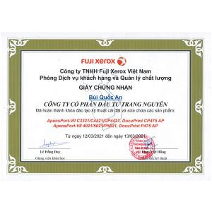 Các giấy chứng nhận của Trang Nguyễn