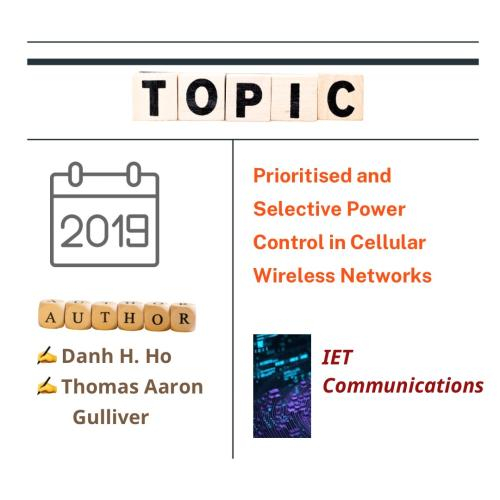 Prioritised and Selective Power Control in Cellular Wireless Networks