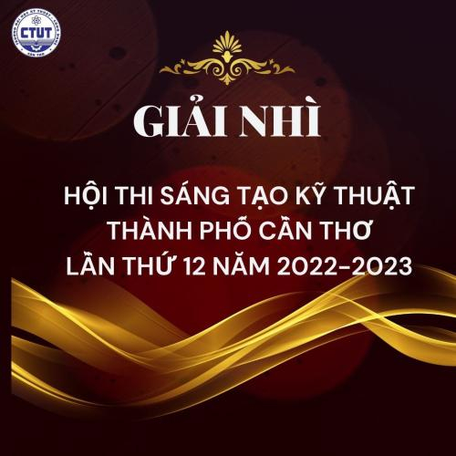 CTUT Đạt Giải Nhì Trong Hội Thi Kỹ Thuật Sáng Tạo Tp. Cần Thơ Lần Thứ 12