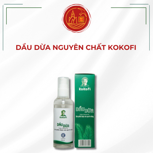 Dùng dầu dừa và vitamin E