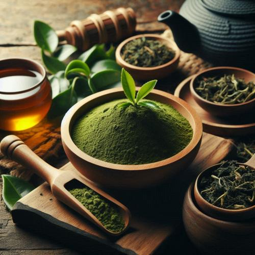 Lá trà xanh phơi chưa đủ