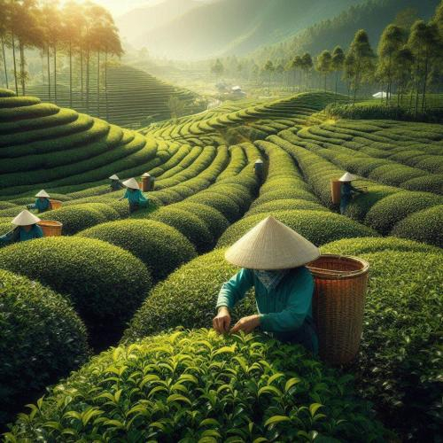 Hình dáng búp trà
