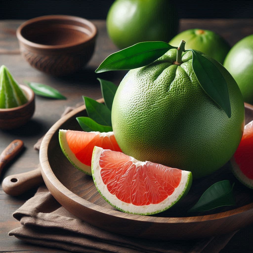 Ăn bưởi tươi