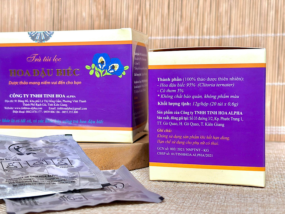 Liều lượng hoa đậu biếc