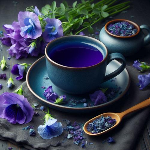 Bước 4: Lưu trữ hoa đậu biếc