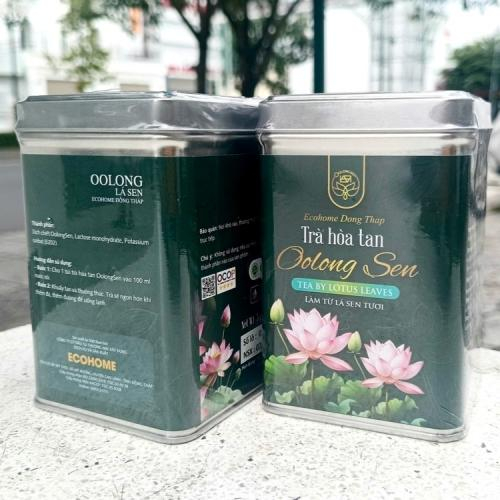 Trà hòa tan oolong sen