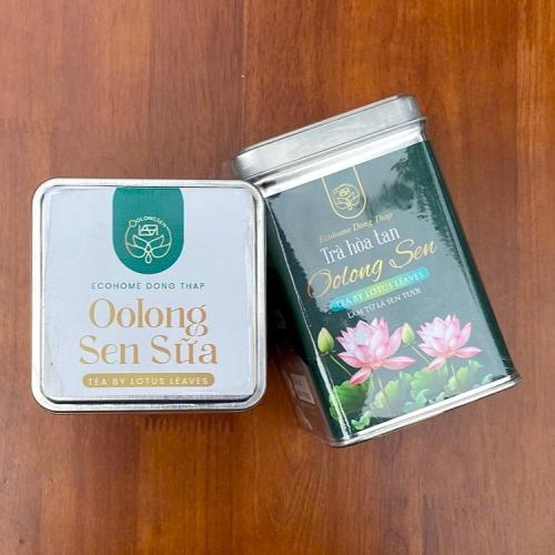 Trà hòa tan oolong sen