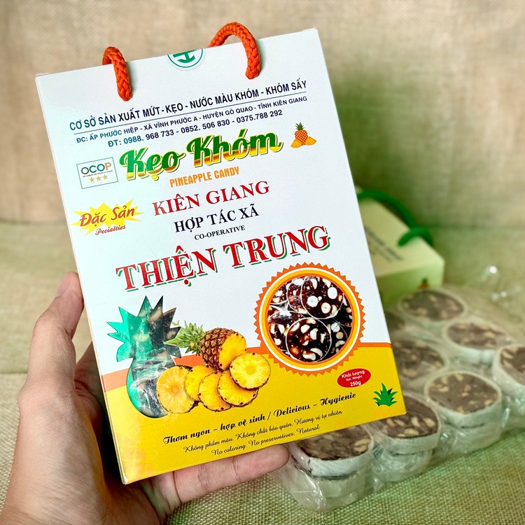 Cách dùng kẹo khóm