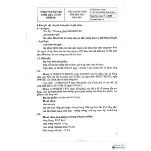 TCCS 14:2025/GOLDHERBAL