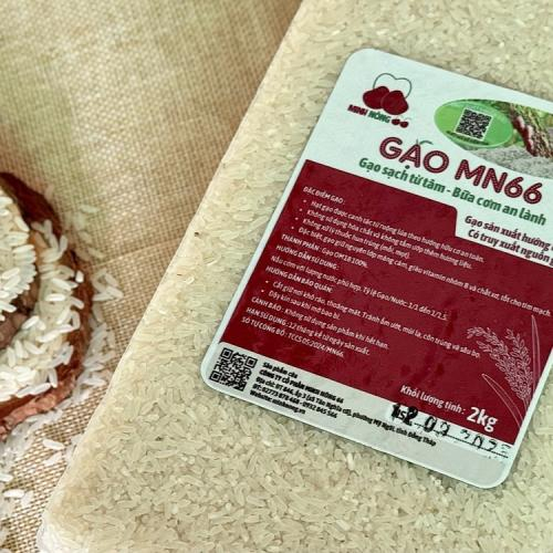 Gạo MN66 giữ nguyên lớp vỏ cám