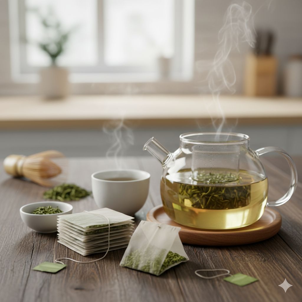 Trà xanh túi lọc là gì?