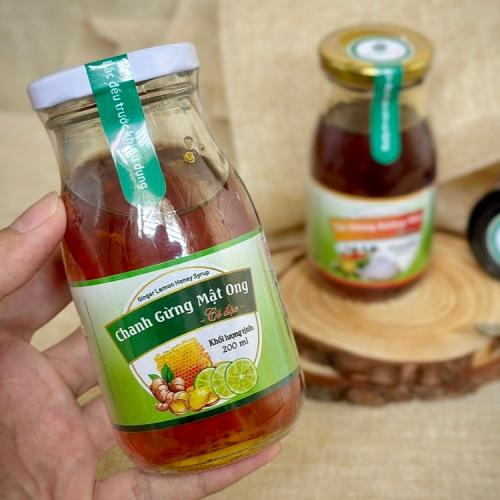 Cách pha chanh gừng mật ong