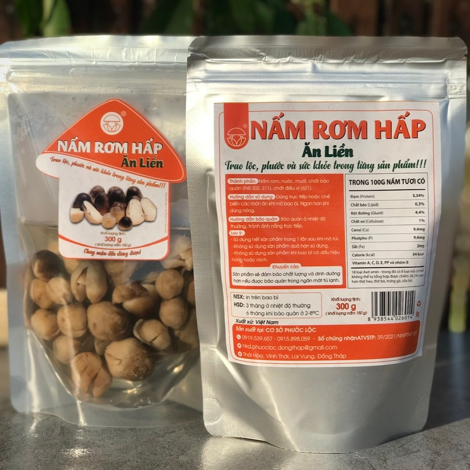 Cách bảo quản nấm rơm hấp