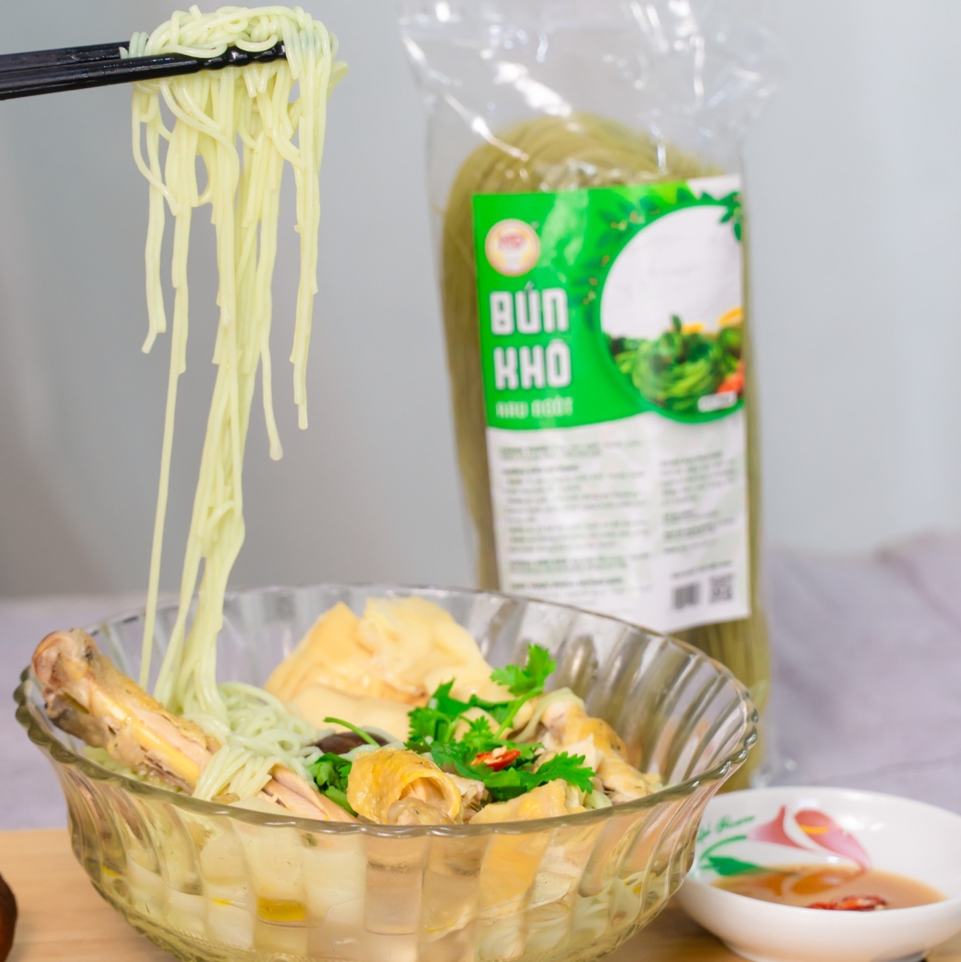 Sợi bún dai, mềm