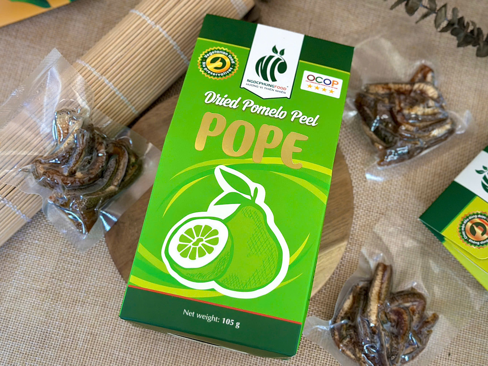 Vỏ bưởi sấy dẻo