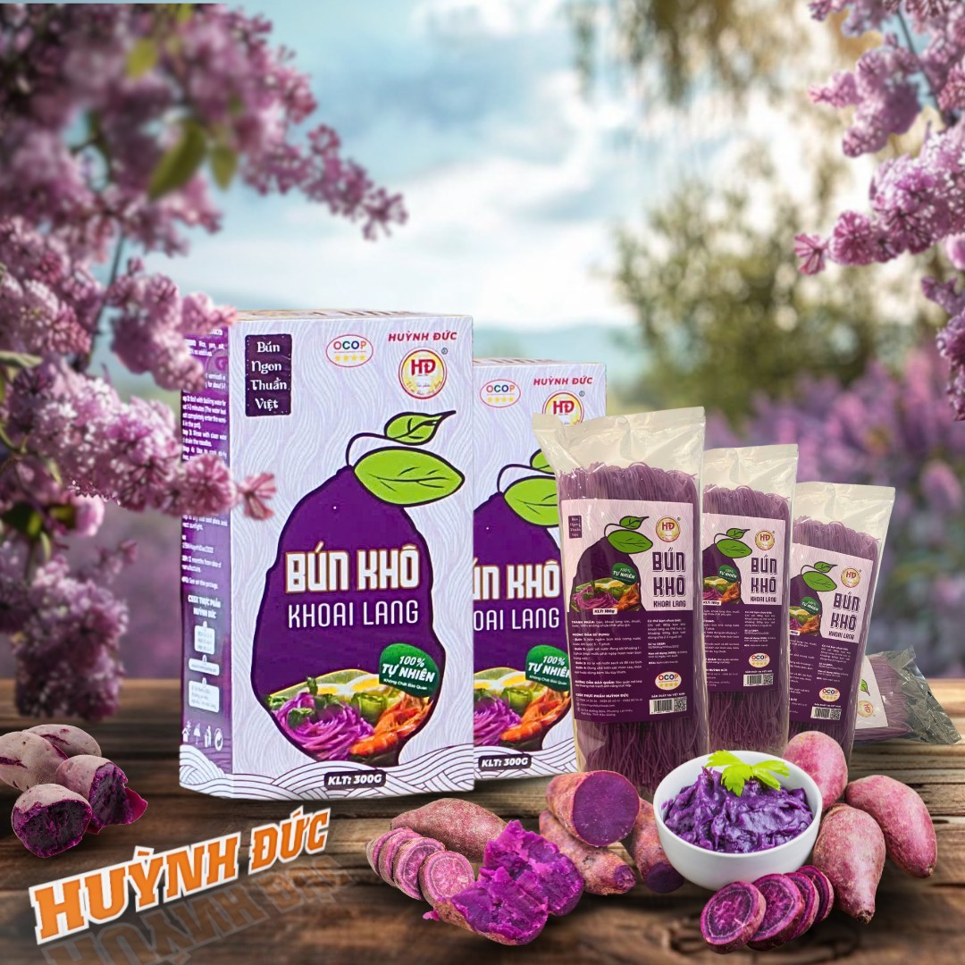 Bún khô khoai lang Huỳnh Đức OCOP 4 sao
