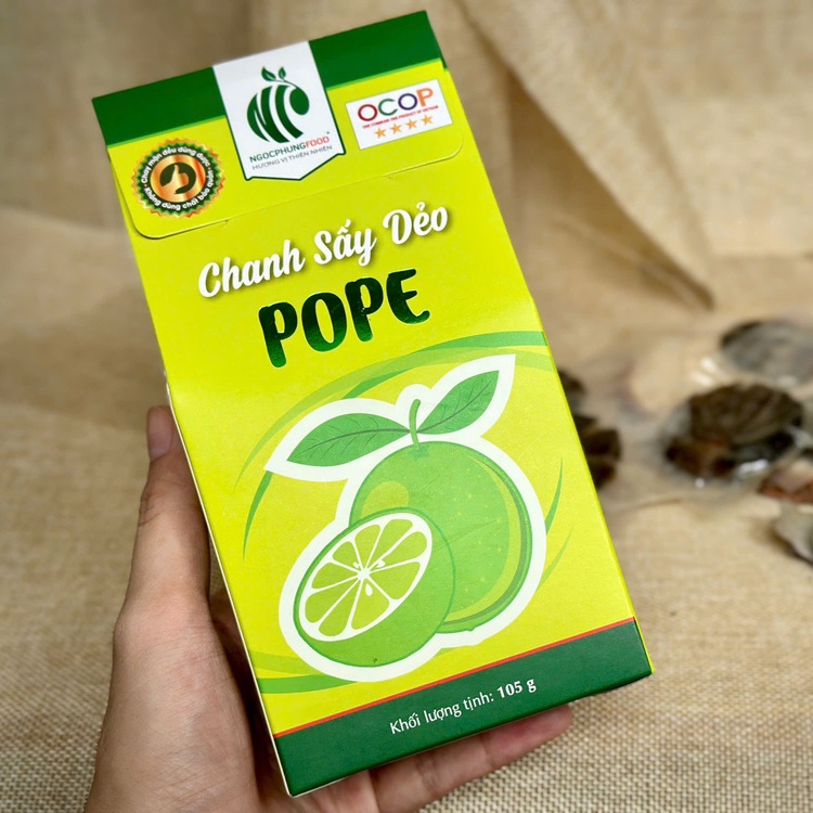 Ăn chanh sấy dẻo POPE có béo không?