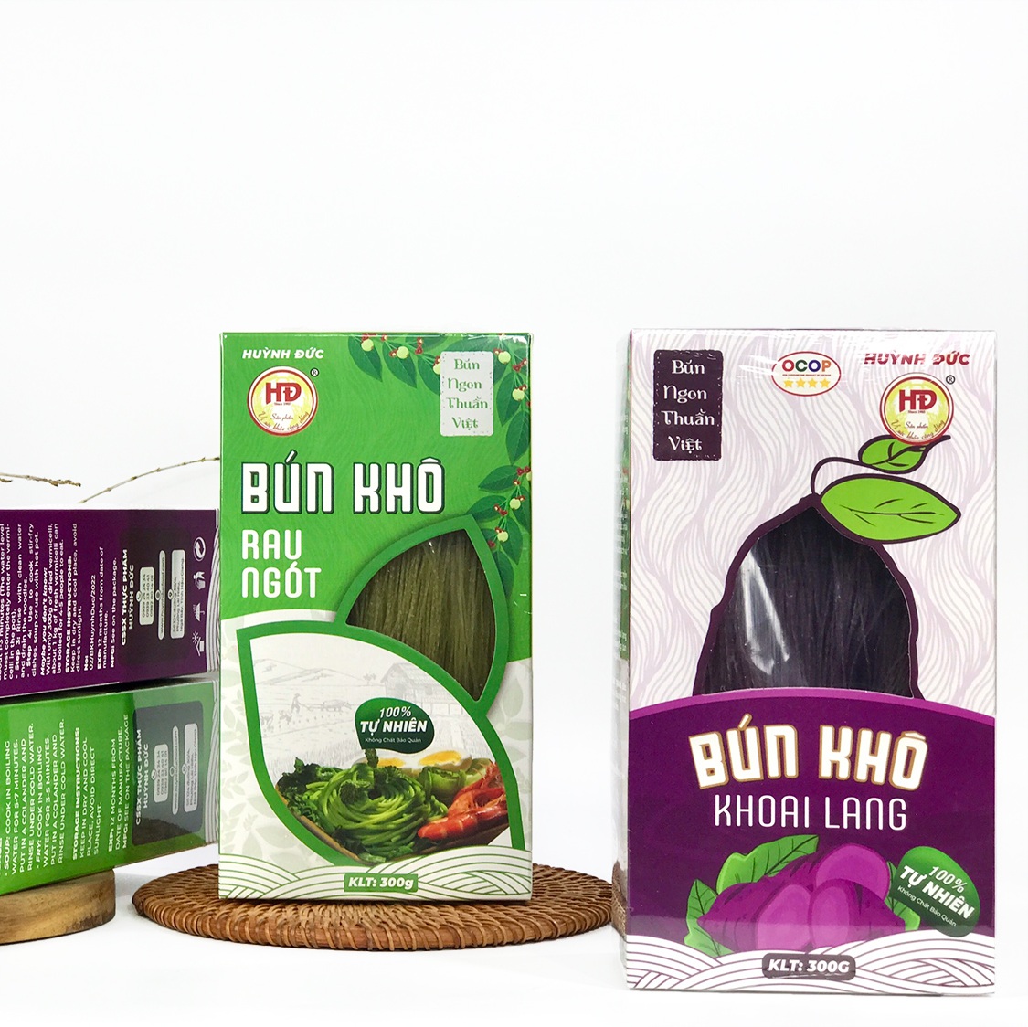 So Sánh Bún Khô Khoai Lang và Bún Khô Rau Ngót