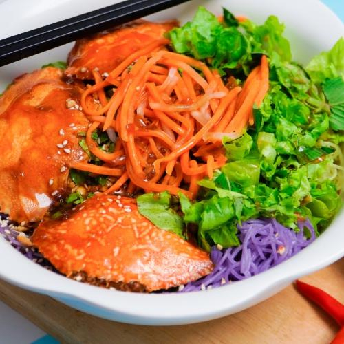 Bún khô riêu tôm thịt