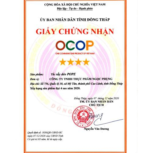 Đạt OCOP 4 sao