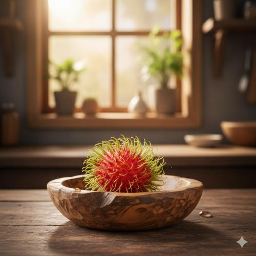 Hạt chôm chôm chứa tanin và saponin