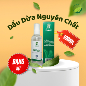 Dầu Dừa Nguyên Chất 100ML (Dạng Xịt)