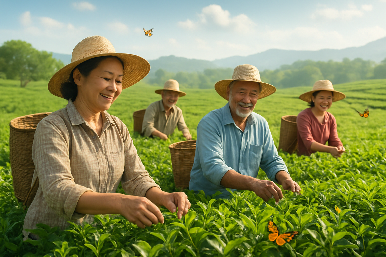 3. Lá trà xanh – “Bí mật” cho làn da khỏe mạnh