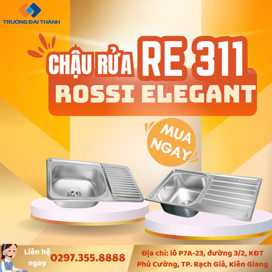 Chậu rửa Rossi Elegant RE 311