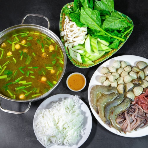 Lẩu Cua Đồng Hải Sản