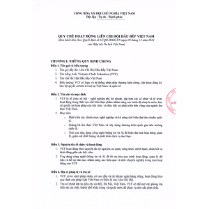 Quy chế hoạt động