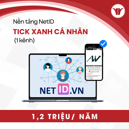 Tài Khoản NetID Tick Xanh Cá Nhân (1 Kênh)