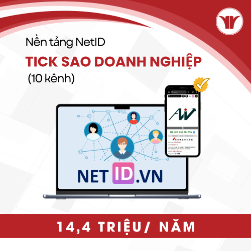 Tài Khoản NetID Tick Sao Doanh Nghiệp (10 kênh)