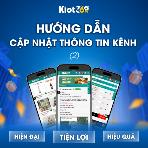 Hướng Dẫn Cập Nhật Thông Tin Kênh Bán Hàng