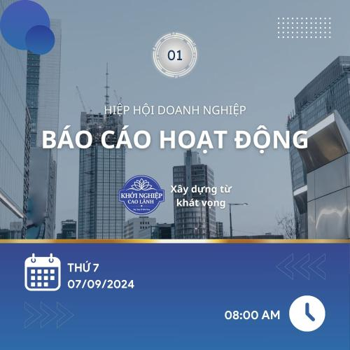 Báo Cáo Hoạt Động: Hội Quán Khởi Nghiệp Lần Thứ 1