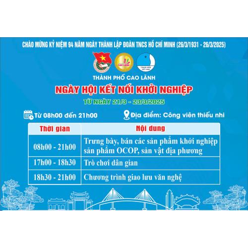 Ngày Hội Kết Nối Khởi Nghiệp Cao Lãnh 2025: Nơi Ươm Mầm Những Ý Tưởng Đột Phá