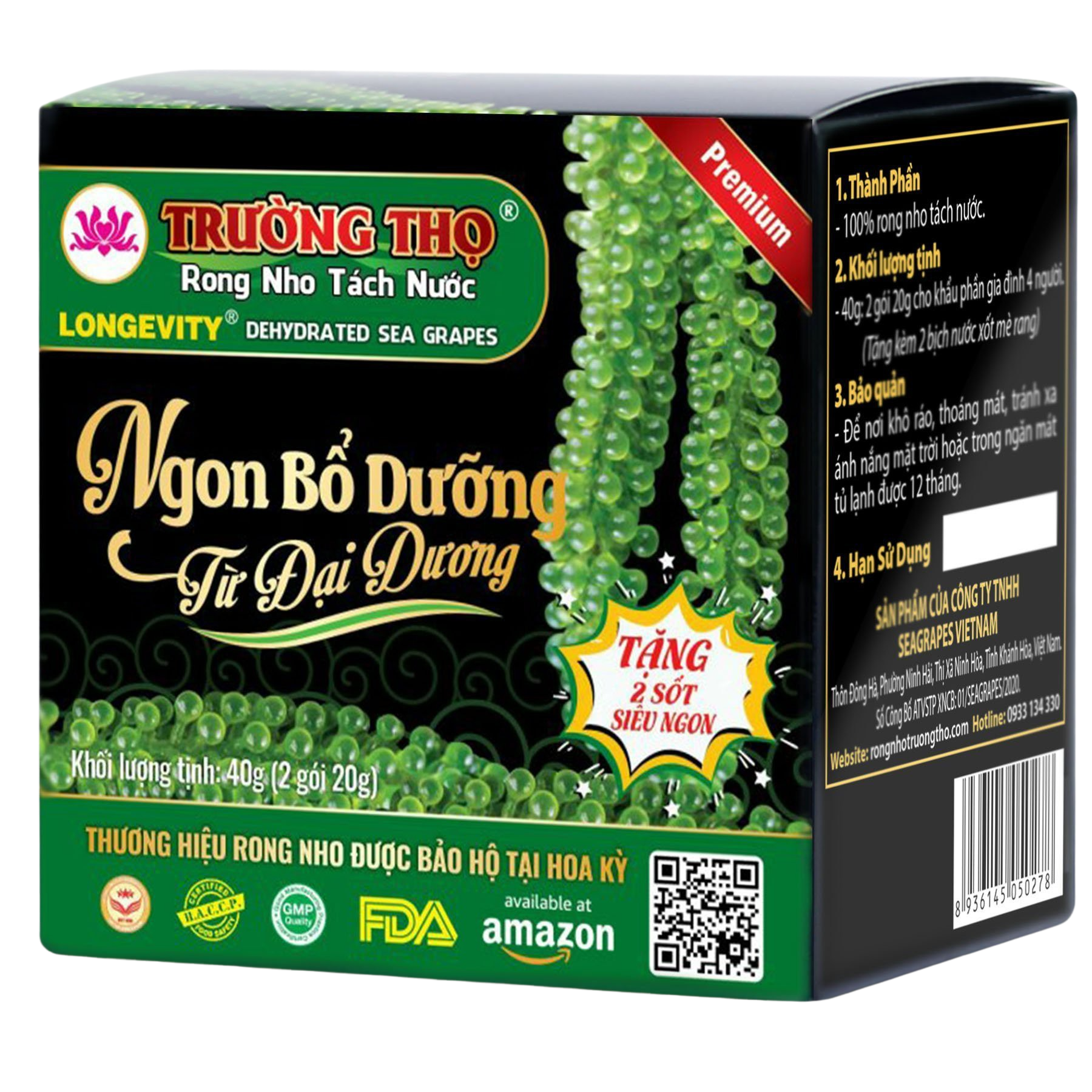 Rong Nho Tách Nước Trường Thọ