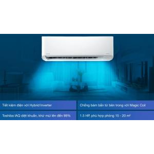 Máy Lạnh Toshiba Inverter 1.5 HP RAS-H13C3KCVG-V