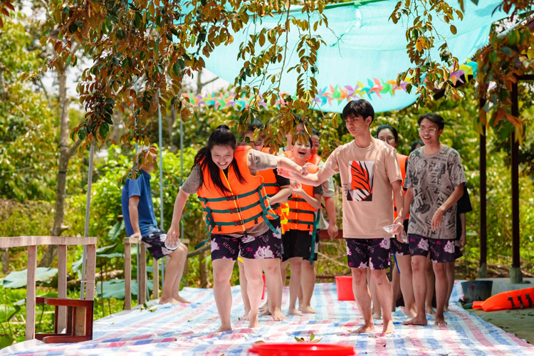 Các hoạt đông team building tại Tuấn Tường