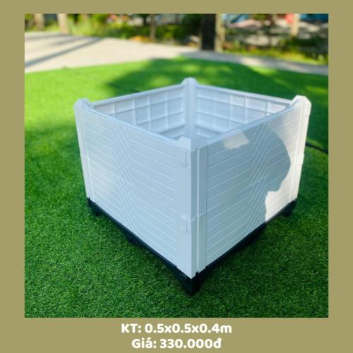 Chậu Ghép Trồng Rau HDPE 50-50-40cm