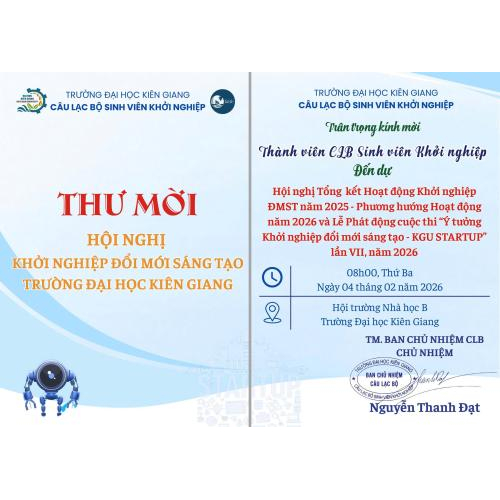 Hội Nghị Đổi Mới Sáng Tạo - Trường Đại Học Kiên Giang