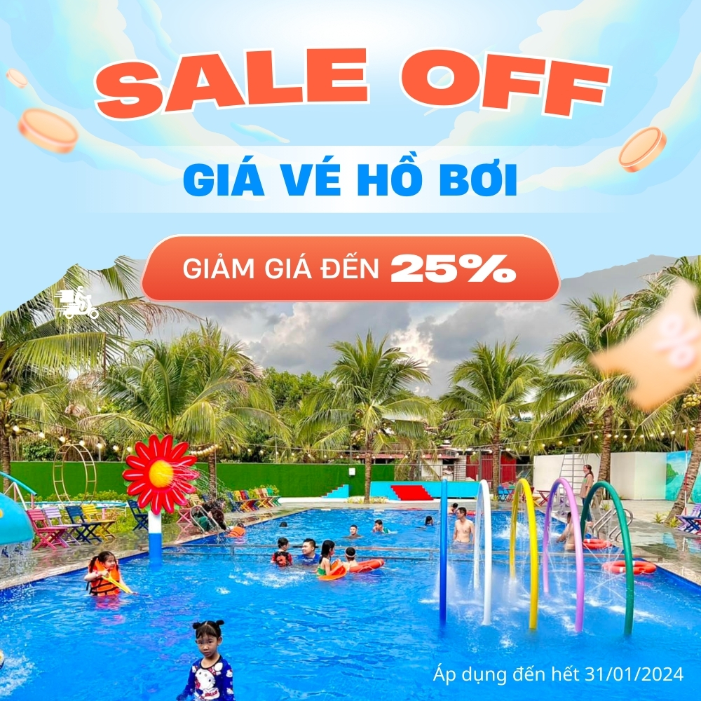 HOT! 🔥 Khuyến Mãi Giảm 25% Vé Hồ Bơi