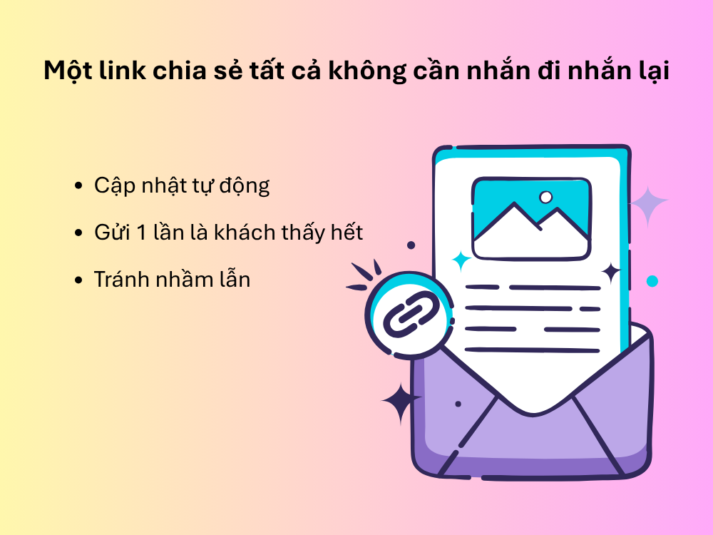 2. Dễ chia sẻ, dễ cập nhật, không còn rối thông tin