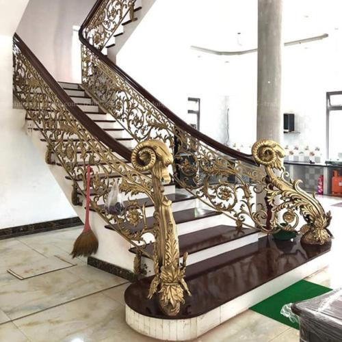 Cầu Thang Nhôm Đúc Đơn Giản