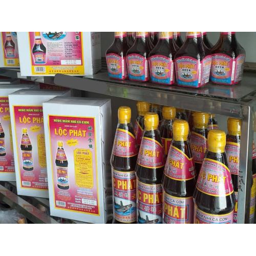 Nước Mắm Nhĩ Cá Cơm Lộc Phát - 42G/L - Hộp 2 Chai 650ml