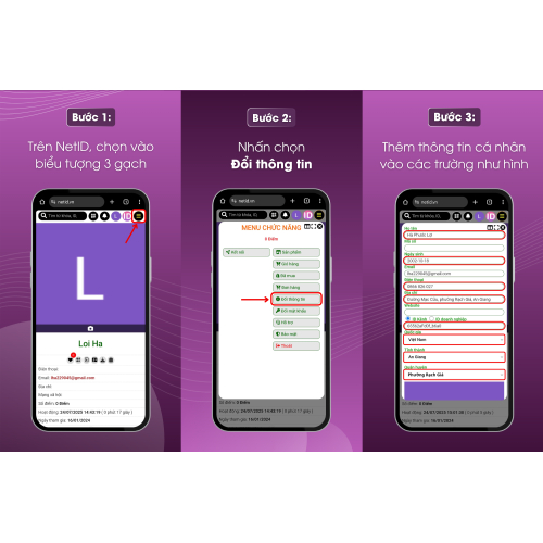 Cập nhật thông tin