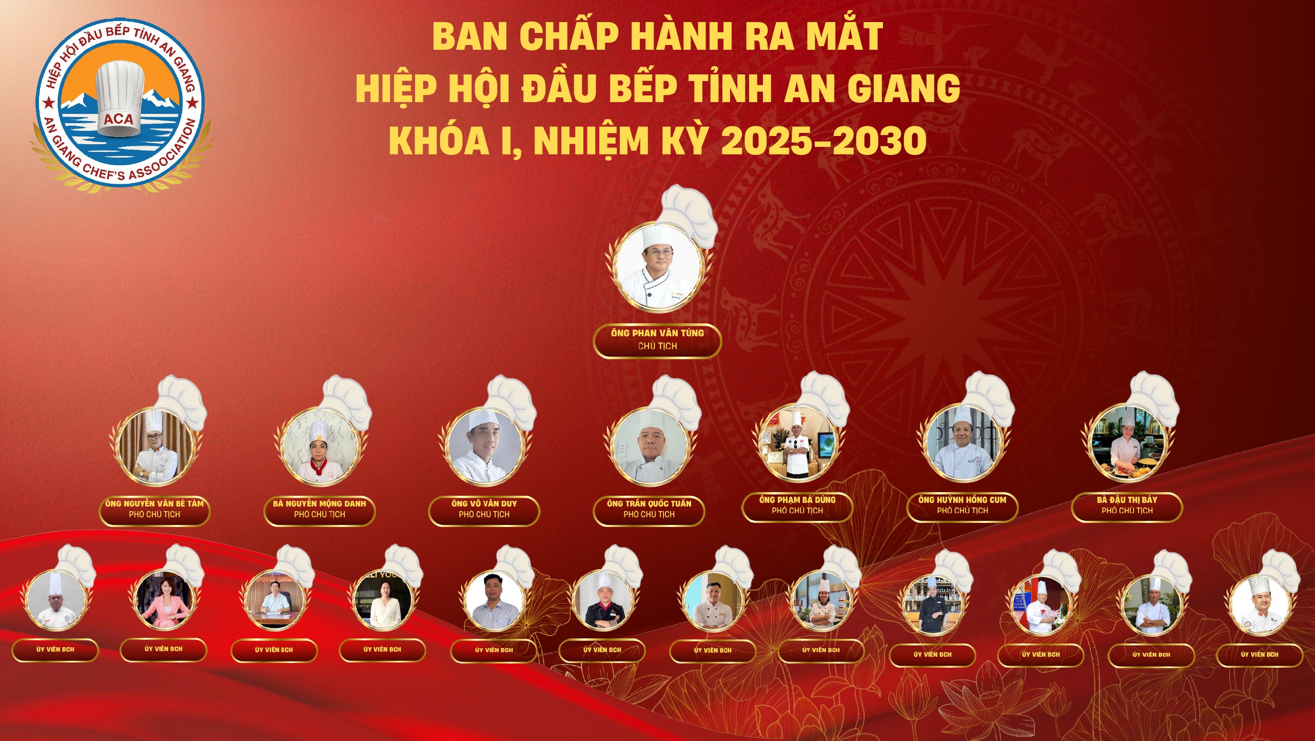 Ra mắt Ban Chấp hành, Ban Kiểm tra và Ban Cố vấn Ẩm thực nhiệm kỳ 2025–2030