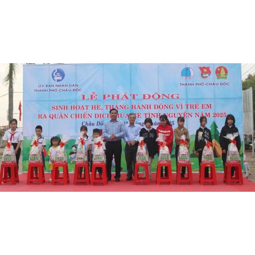 Thành Phố Châu Đốc Phát Động Sinh Hoạt Hè Năm 2025