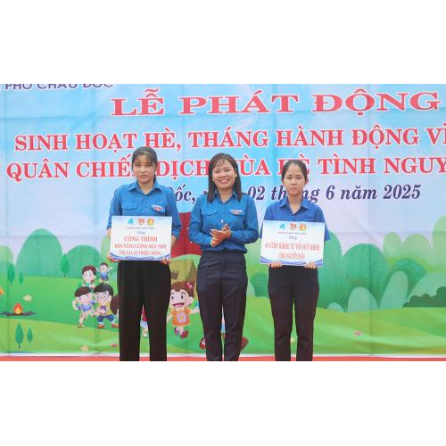 Thành Phố Châu Đốc Phát Động Sinh Hoạt Hè Năm 2025