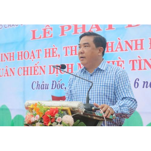 Thành Phố Châu Đốc Phát Động Sinh Hoạt Hè Năm 2025